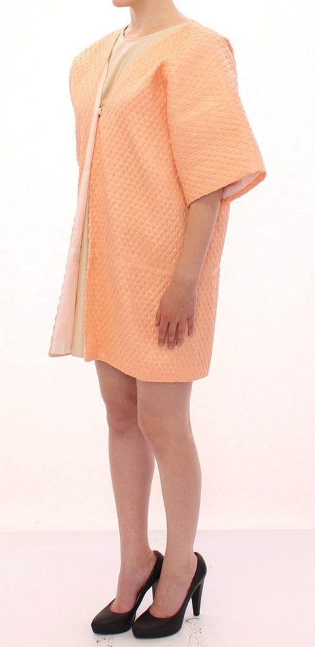 Andrea Incontri Pink Short Sleeves Jacket Coat - Hilstor