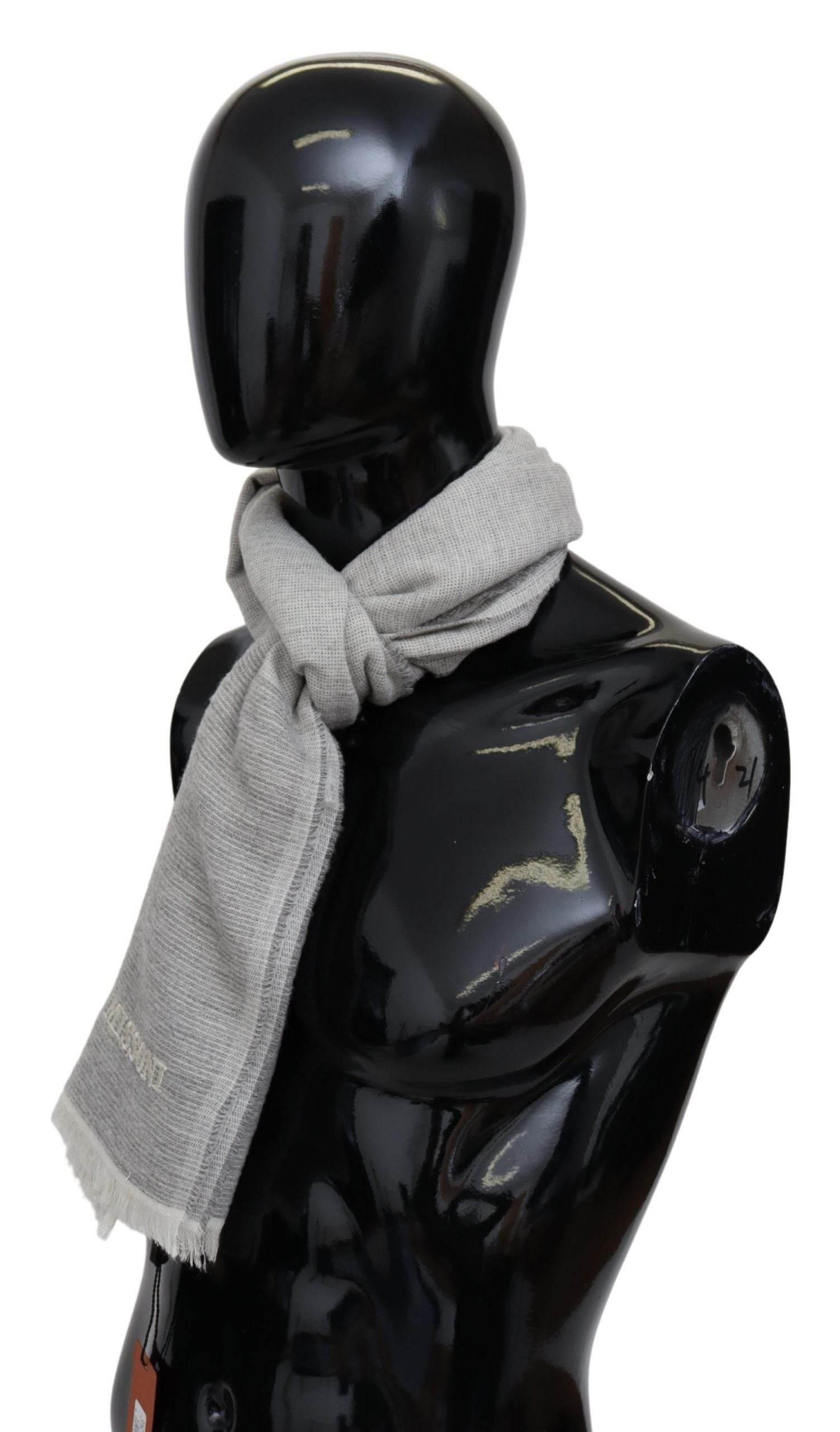 Missoni Beige 100% Wool Unisex Neck Wrap Scarf - Hilstor