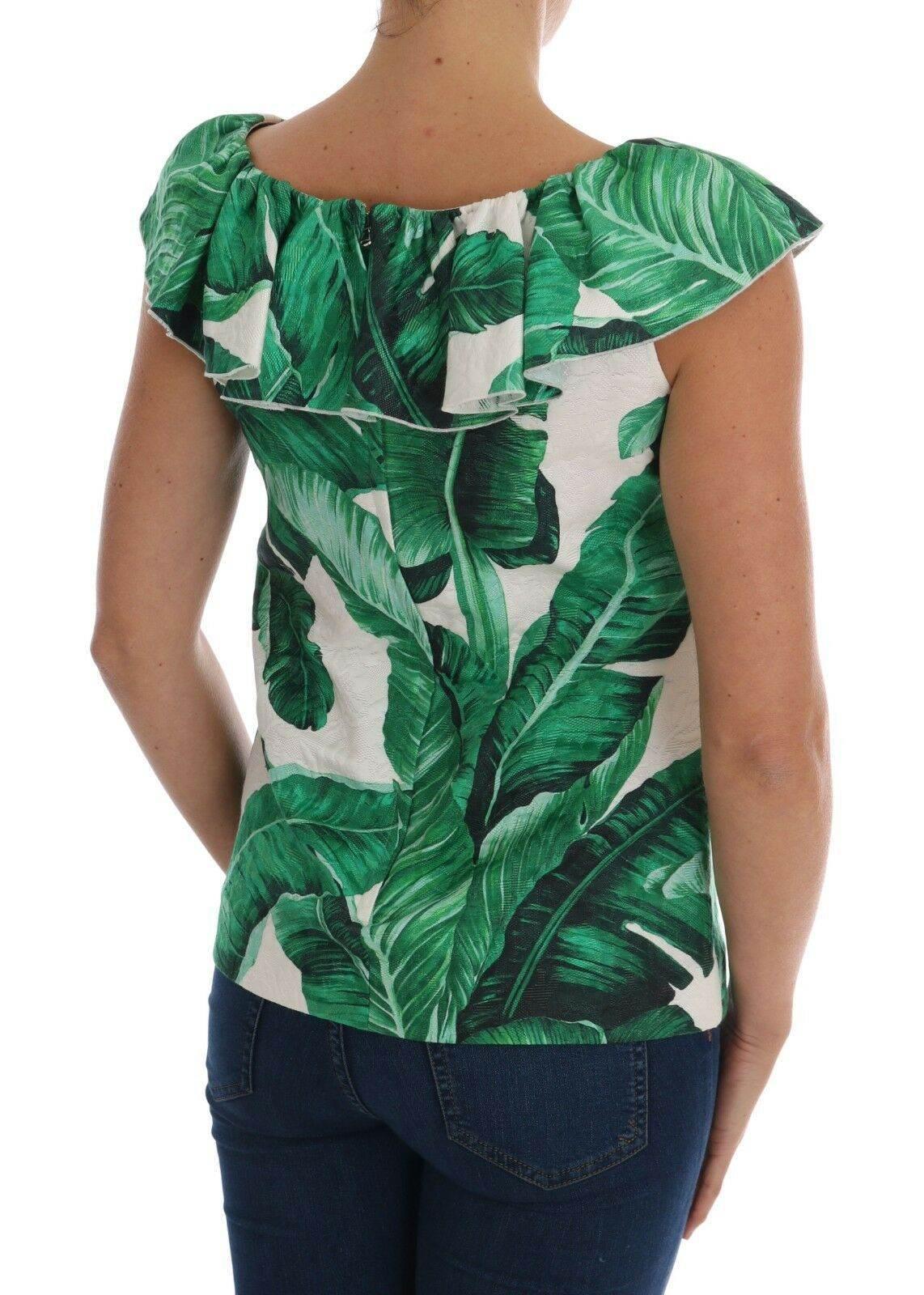 Dolce & Gabbana Elegant Sequined Pineapple Blouse - Hilstor