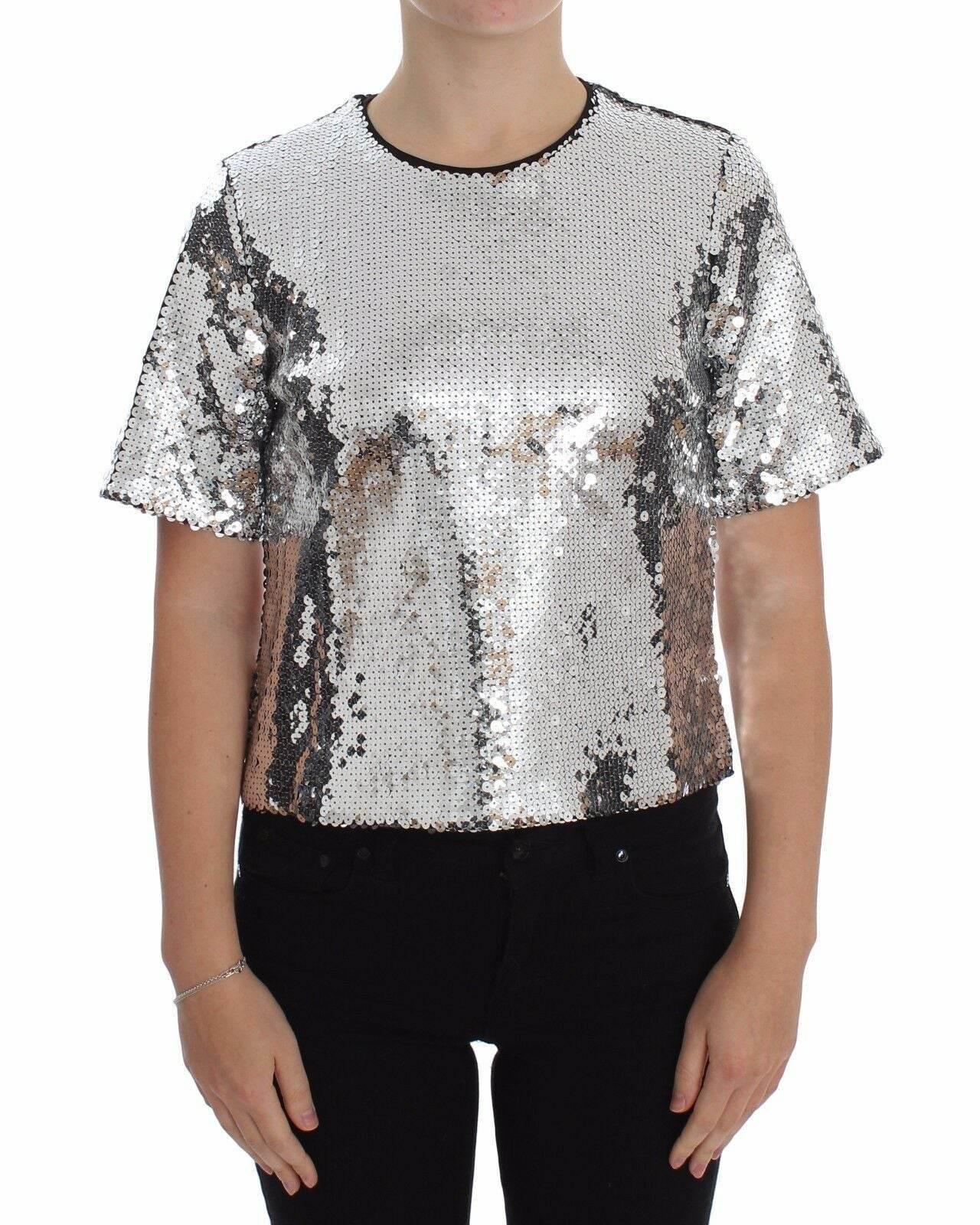 Dolce & Gabbana Sequined Elegance Blouse - Hilstor