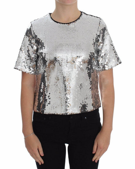Dolce & Gabbana Sequined Elegance Blouse - Hilstor