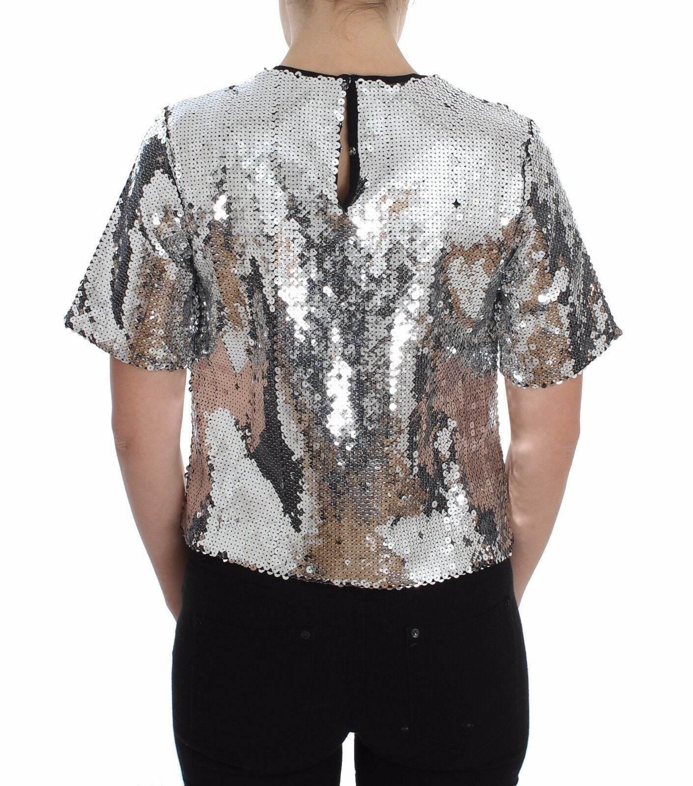 Dolce & Gabbana Sequined Elegance Blouse - Hilstor
