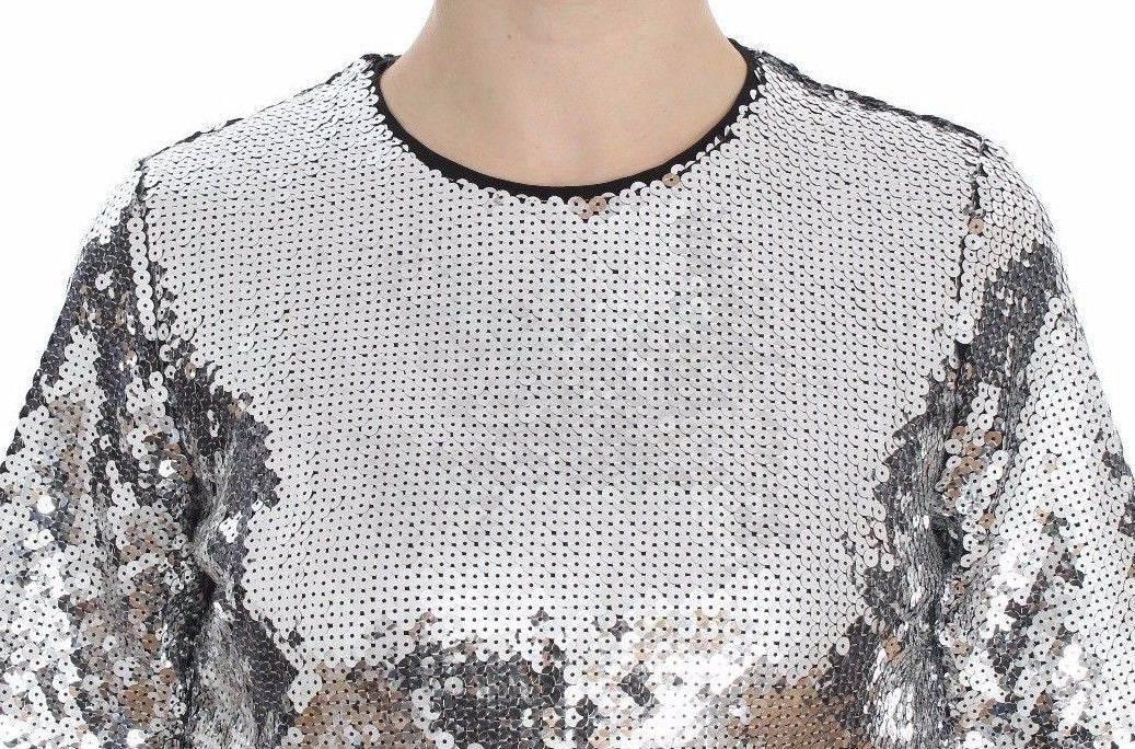 Dolce & Gabbana Sequined Elegance Blouse - Hilstor