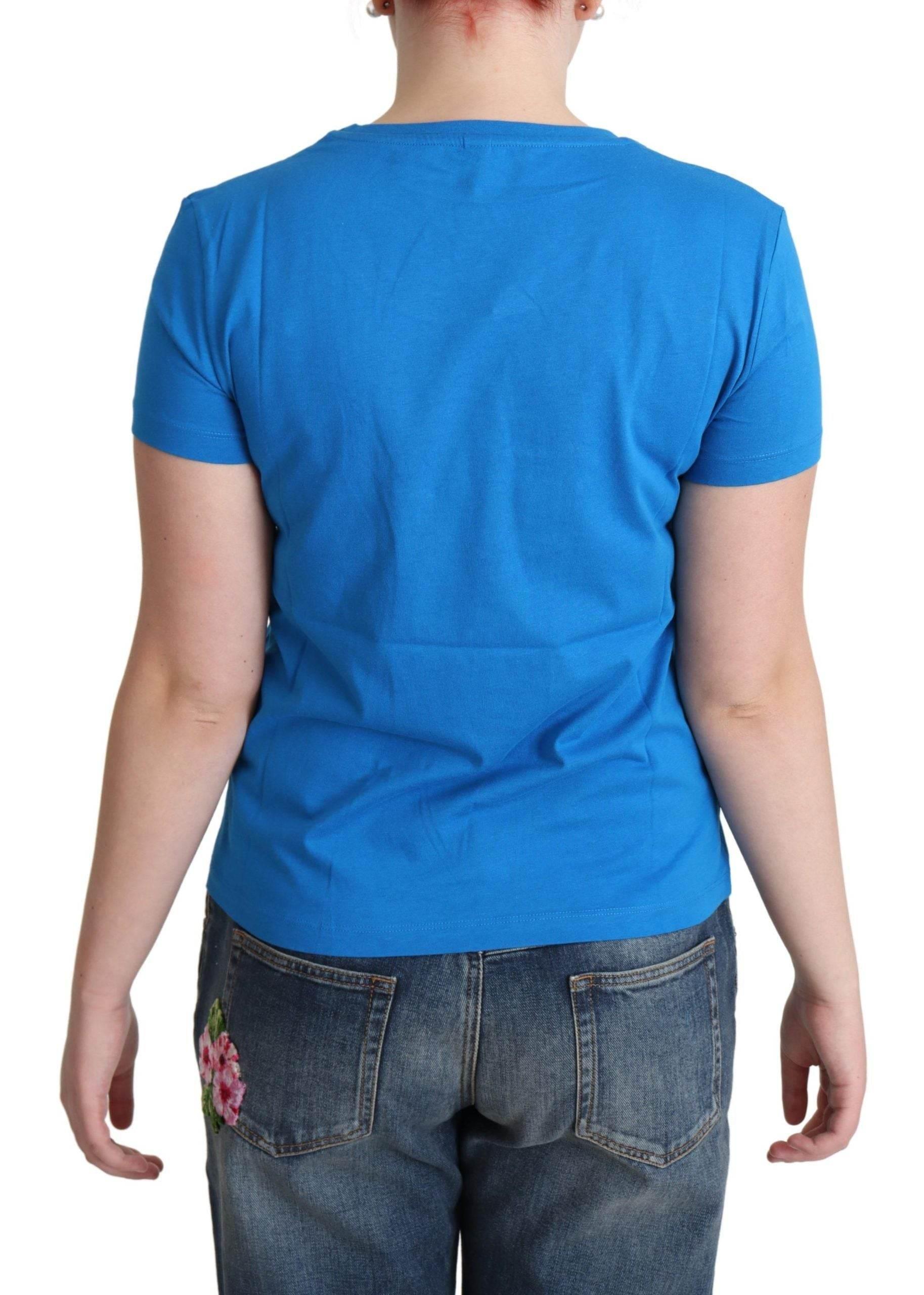 Chic Moschino Cotton Tee with Unique Print - Hilstor