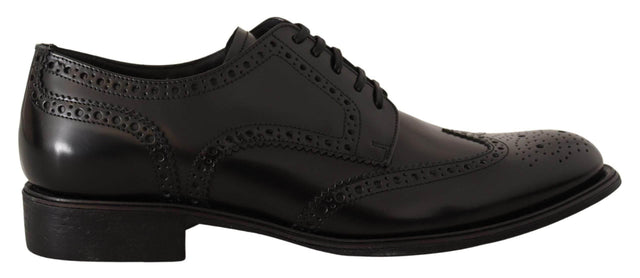 Dolce & Gabbana Elegant Wingtip Derby Oxford Shoes - Hilstor