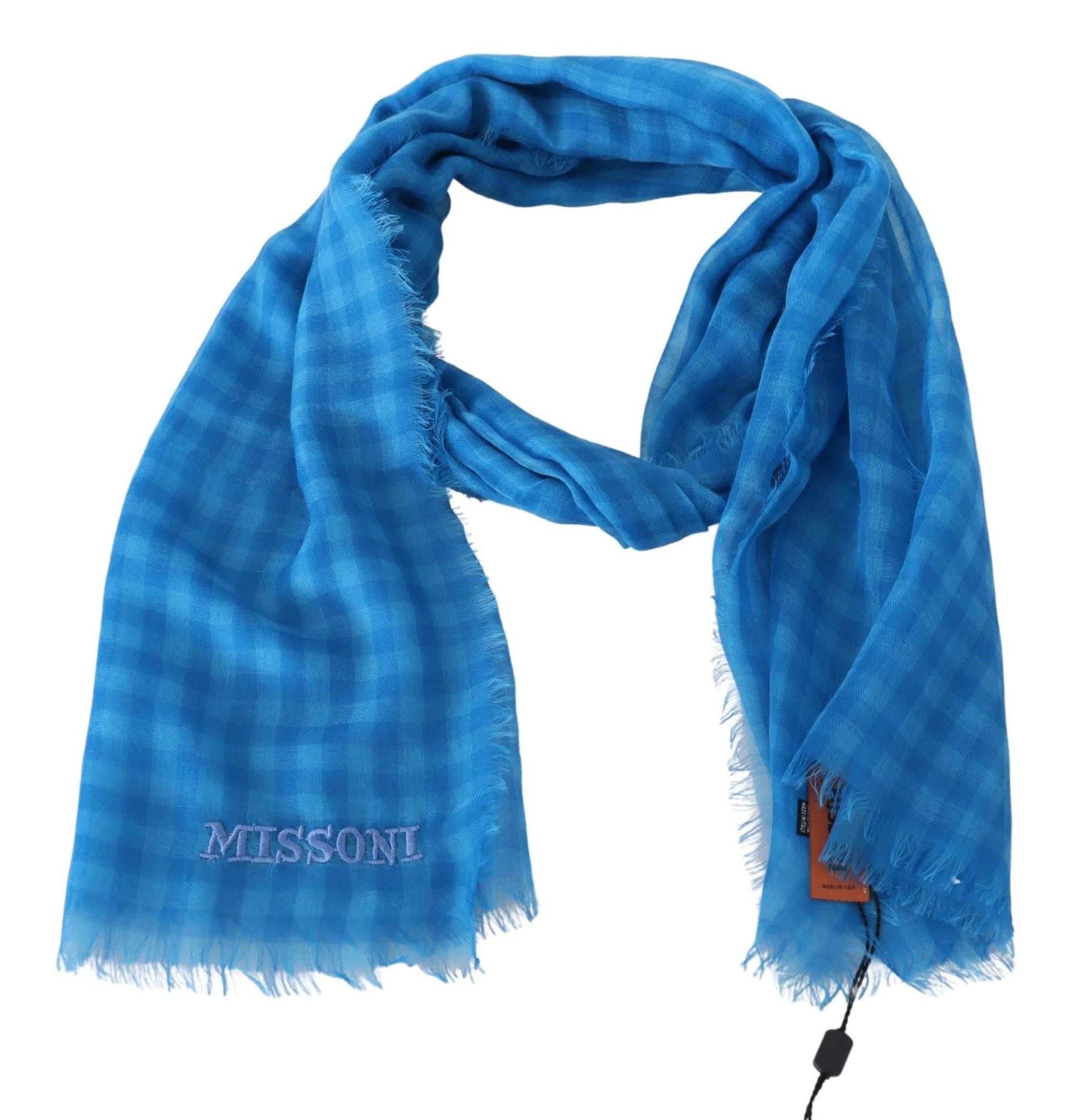 Missoni Chic Checkered Cashmere Scarf - Hilstor