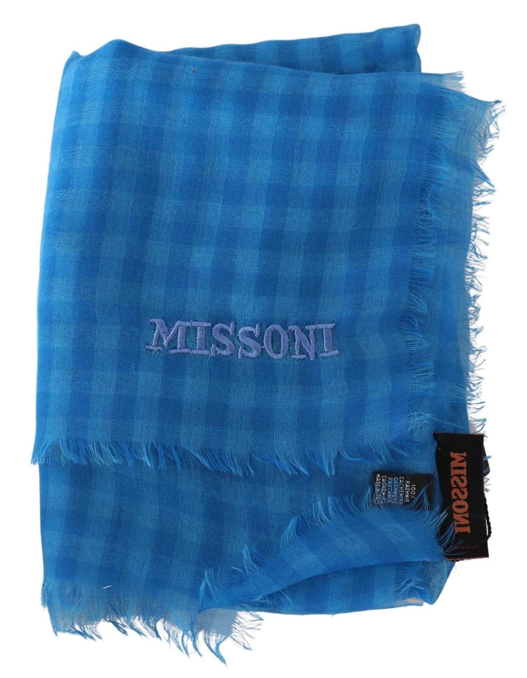 Missoni Chic Checkered Cashmere Scarf - Hilstor