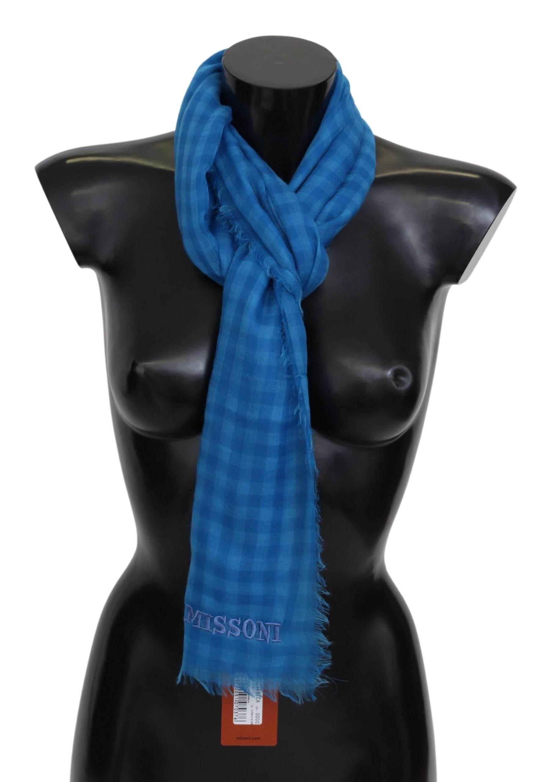 Missoni Chic Checkered Cashmere Scarf - Hilstor