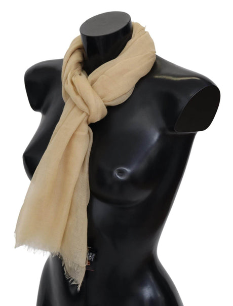 Missoni Beige Cashmere Unisex Neck Scarf - Hilstor