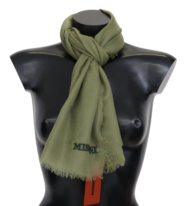 Missoni Elegant Cashmere Fringed Scarf - Hilstor