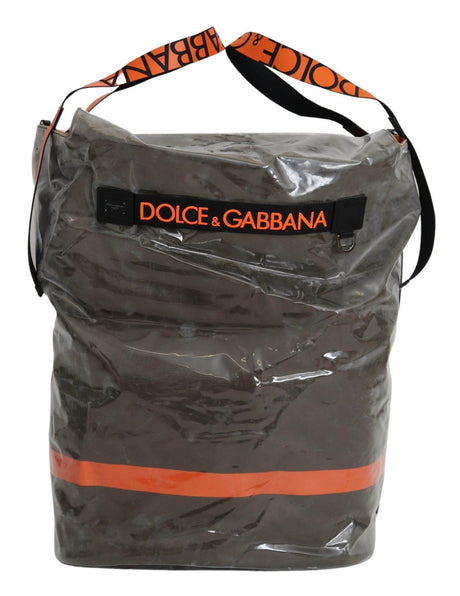 Dolce & Gabbana Sumptuous Green Large Fabric Tote Bag - Hilstor