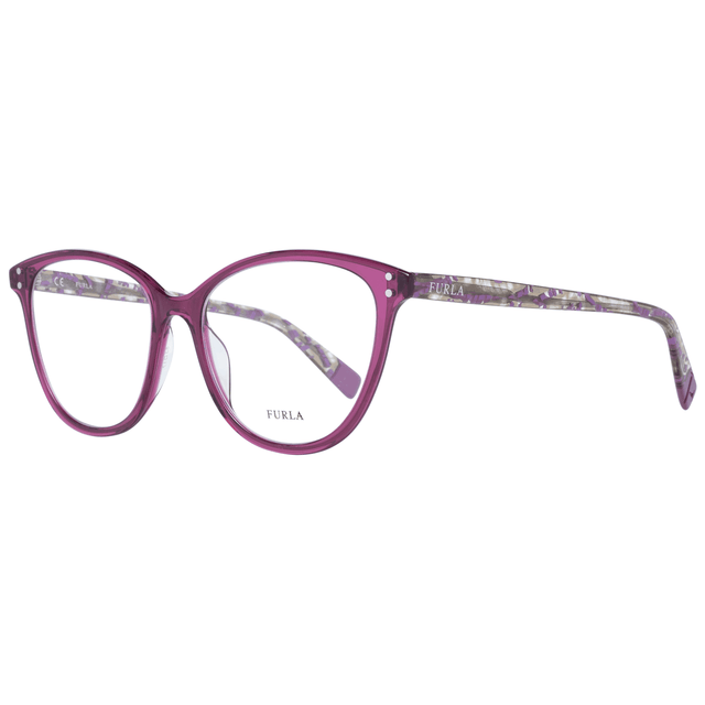 Furla Elegant Cat Eye Purple Eyeglasses for Women - Hilstor