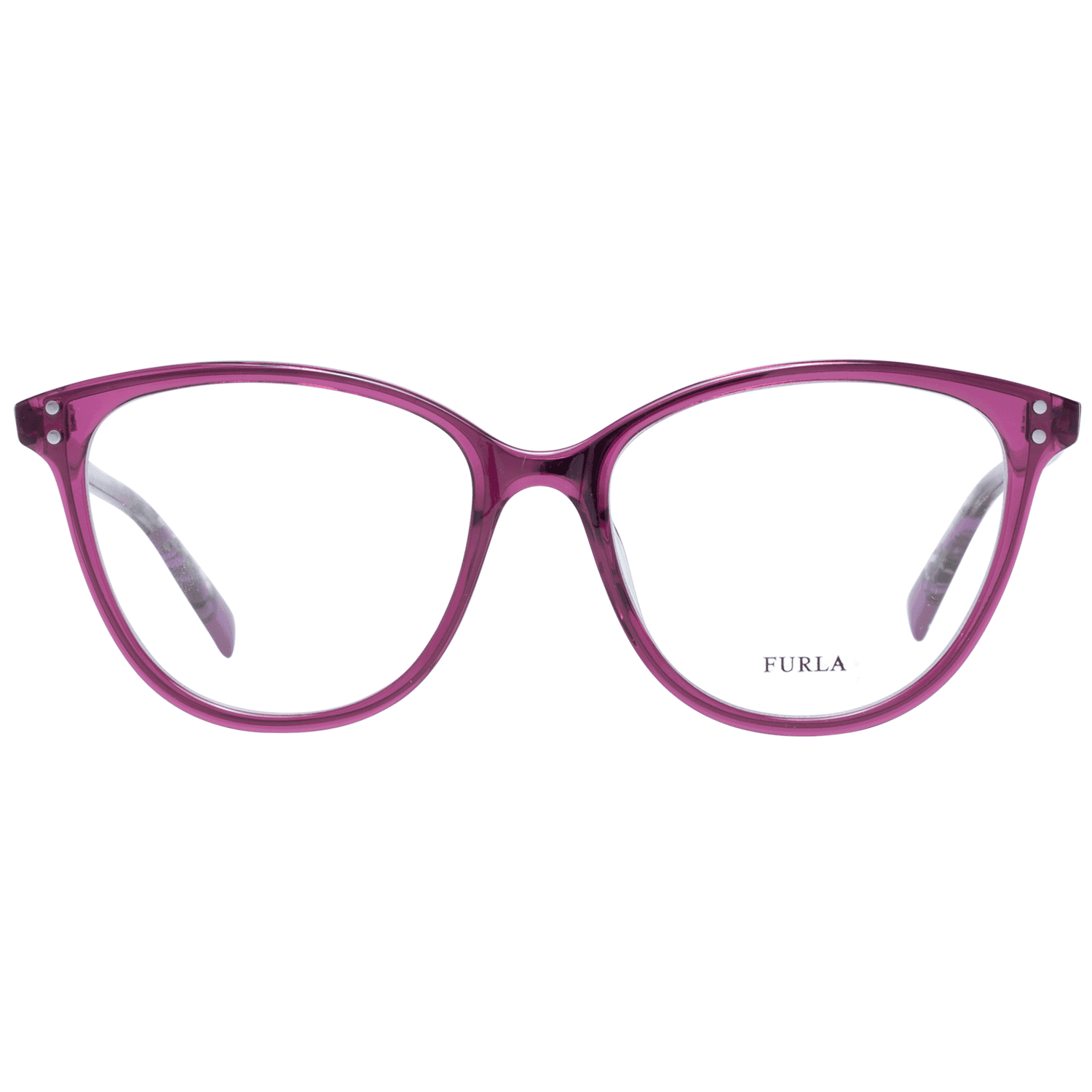 Furla Elegant Cat Eye Purple Eyeglasses for Women - Hilstor