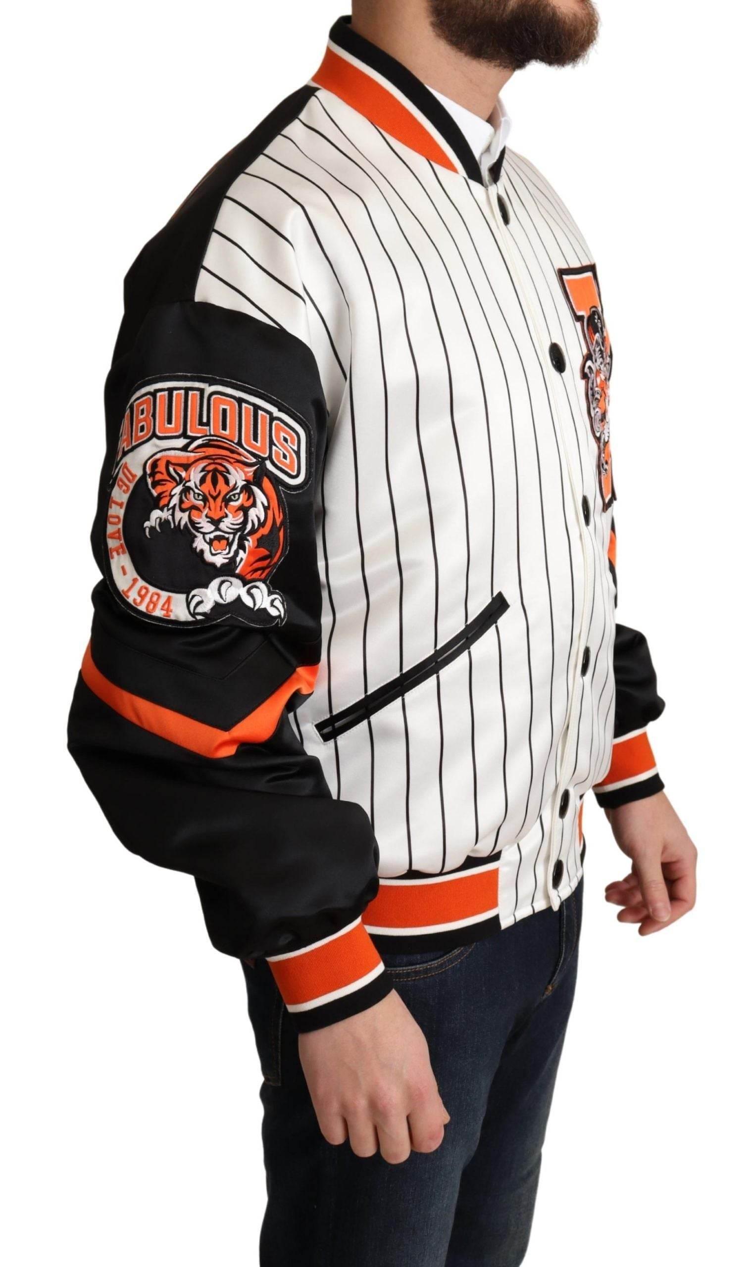 Dolce & Gabbana Multicolor Bomber King Logo #DGMILLENNIALS Jacket - Hilstor