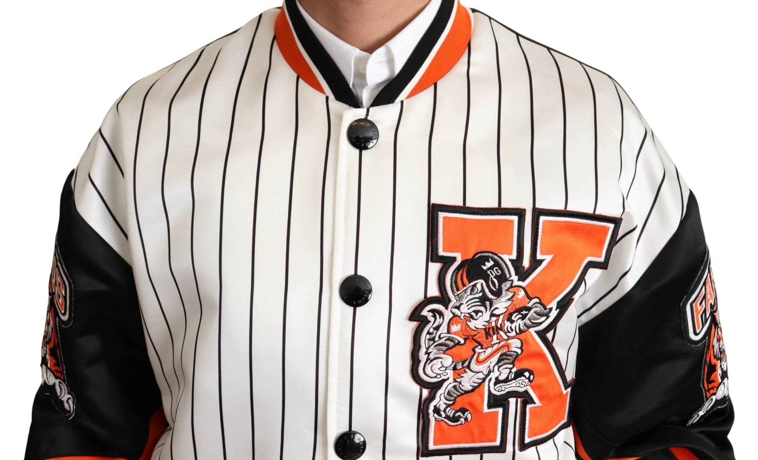 Dolce & Gabbana Multicolor Bomber King Logo #DGMILLENNIALS Jacket - Hilstor