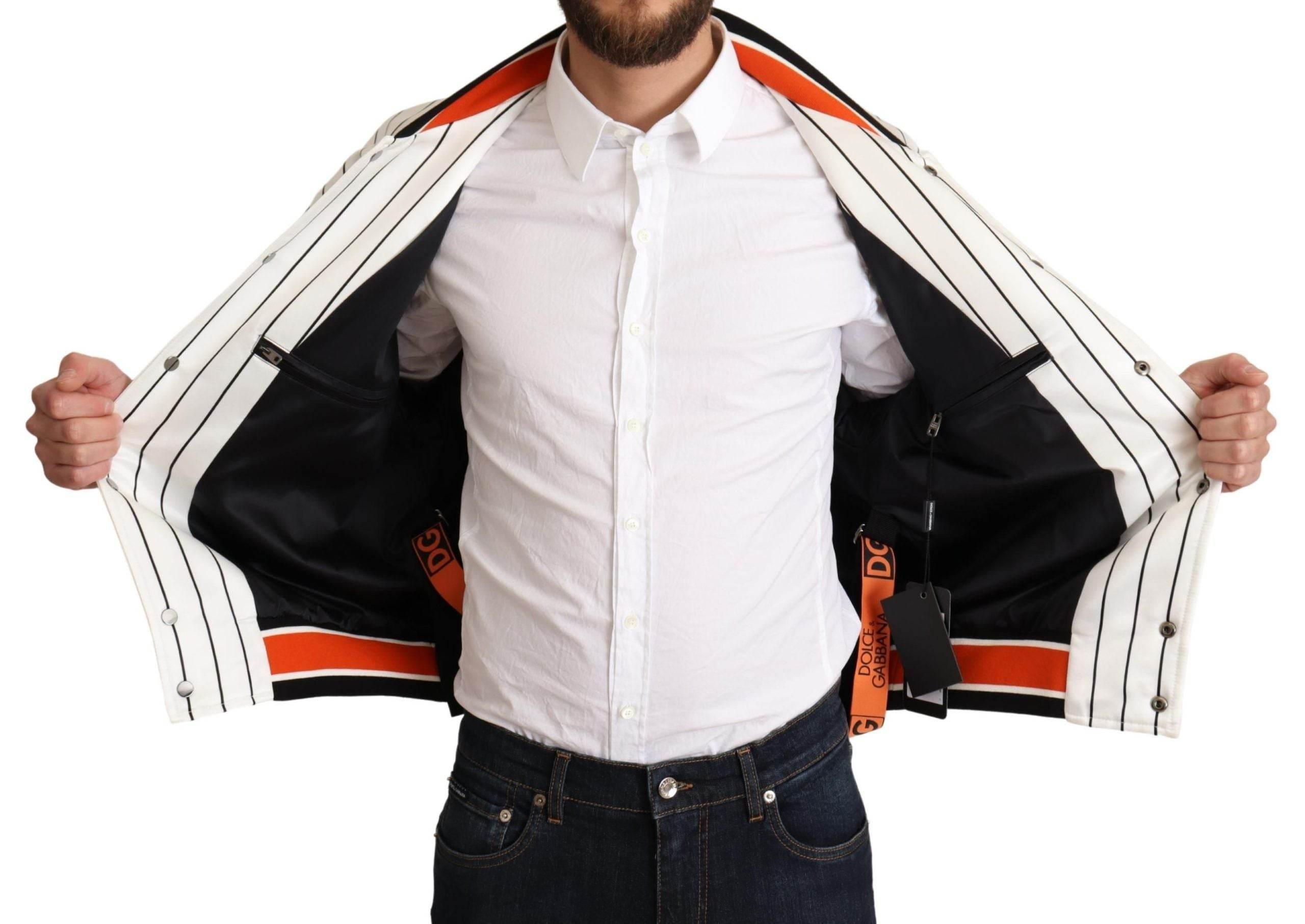 Dolce & Gabbana Multicolor Bomber King Logo #DGMILLENNIALS Jacket - Hilstor