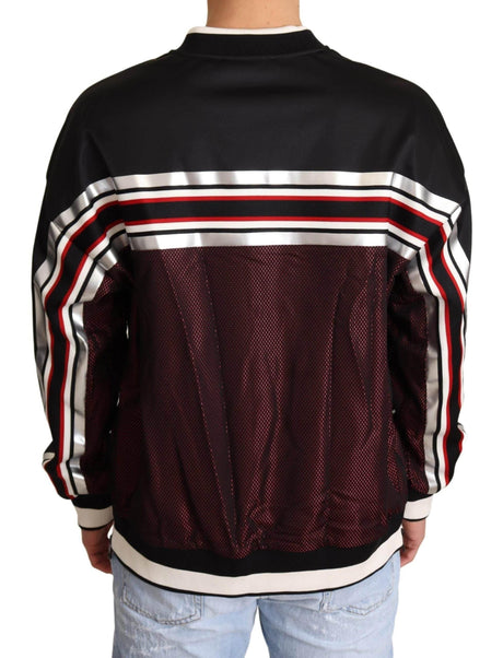 Dolce & Gabbana Elegant Crewneck Pullover Sweater in Black - Hilstor