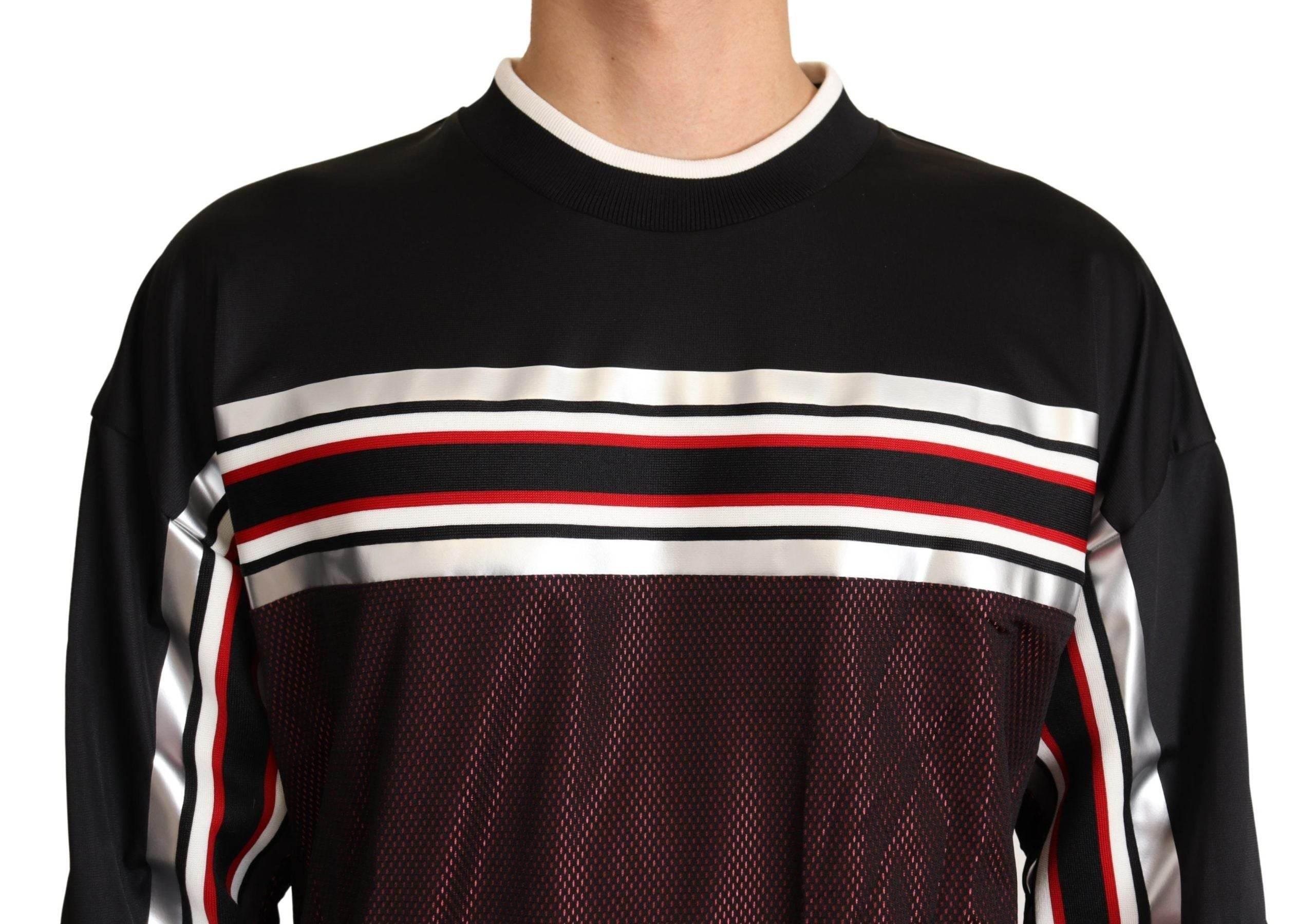 Dolce & Gabbana Elegant Crewneck Pullover Sweater in Black - Hilstor
