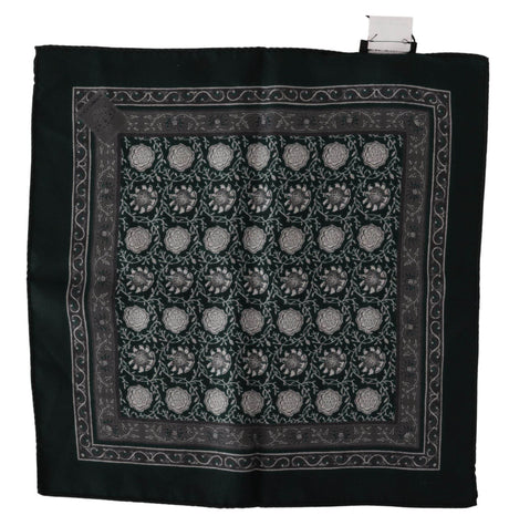 Dolce & Gabbana Exquisite Silk Pocket Square Handkerchief - Hilstor