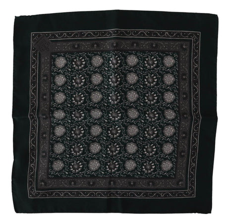 Dolce & Gabbana Exquisite Silk Pocket Square Handkerchief - Hilstor