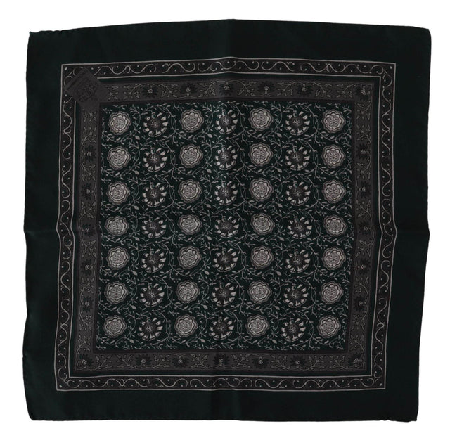 Dolce & Gabbana Exquisite Silk Pocket Square Handkerchief - Hilstor
