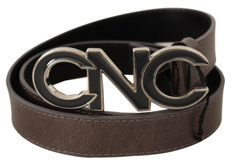 Costume National Elegant Waxed Cotton Fashion Belt - Hilstor