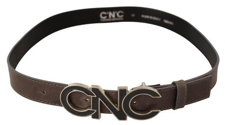 Costume National Elegant Waxed Cotton Fashion Belt - Hilstor