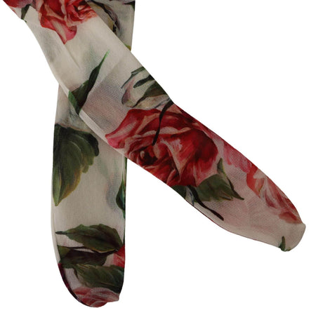 Dolce & Gabbana Floral Elegance Italian Nylon Tights - Hilstor