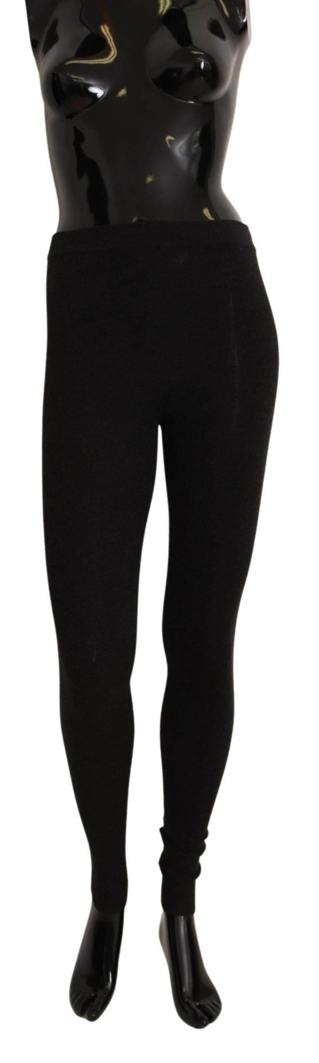 Dolce & Gabbana Elegant Cashmere Gray Tights | Winter Luxury - Hilstor