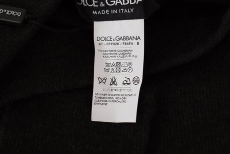 Dolce & Gabbana Elegant Cashmere Gray Tights | Winter Luxury - Hilstor
