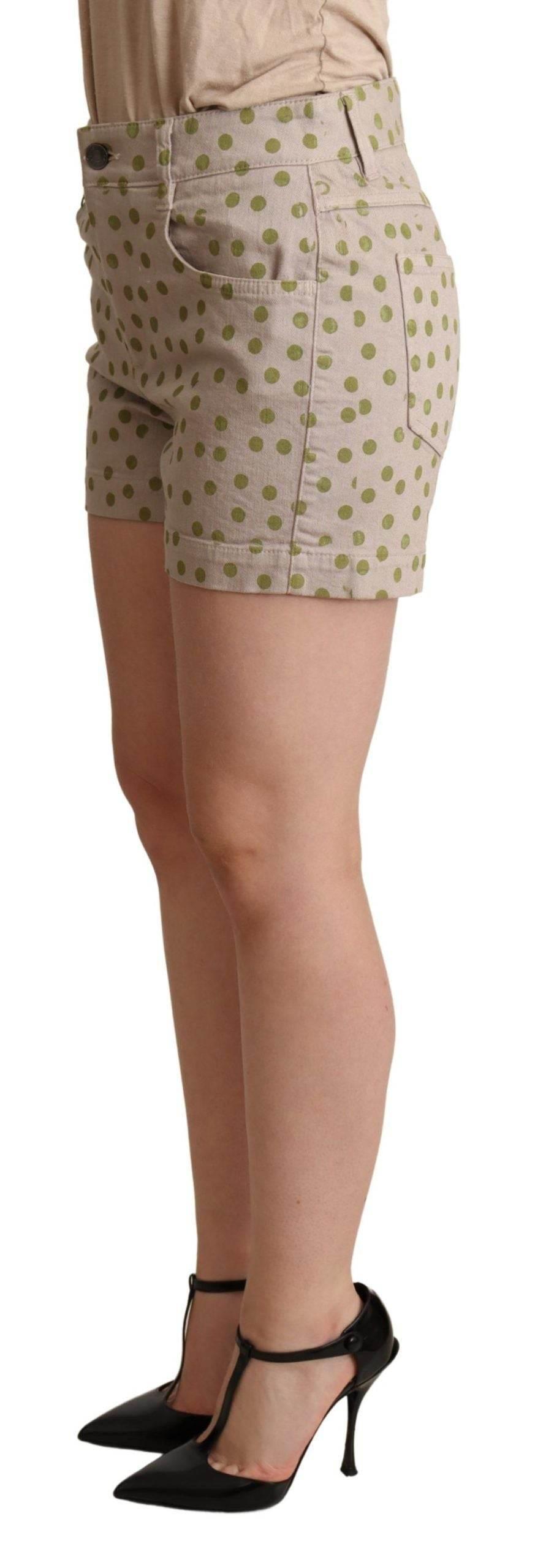 Dolce & Gabbana Chic Polka Dot Cotton Stretch Shorts - Hilstor