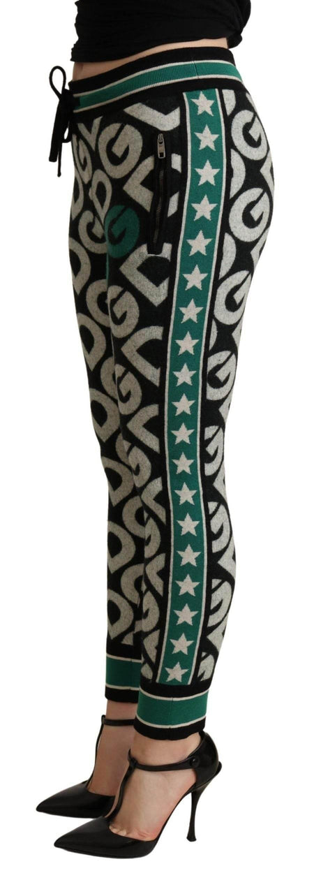 Dolce & Gabbana Multicolor DG Mania Joggers Sweatpants - Hilstor