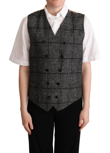 Dolce & Gabbana Elegant Leopard Print Sleeveless Vest - Hilstor