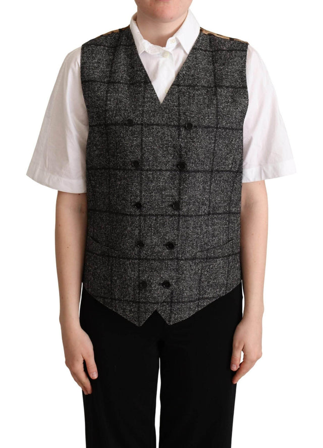 Dolce & Gabbana Elegant Leopard Print Sleeveless Vest - Hilstor