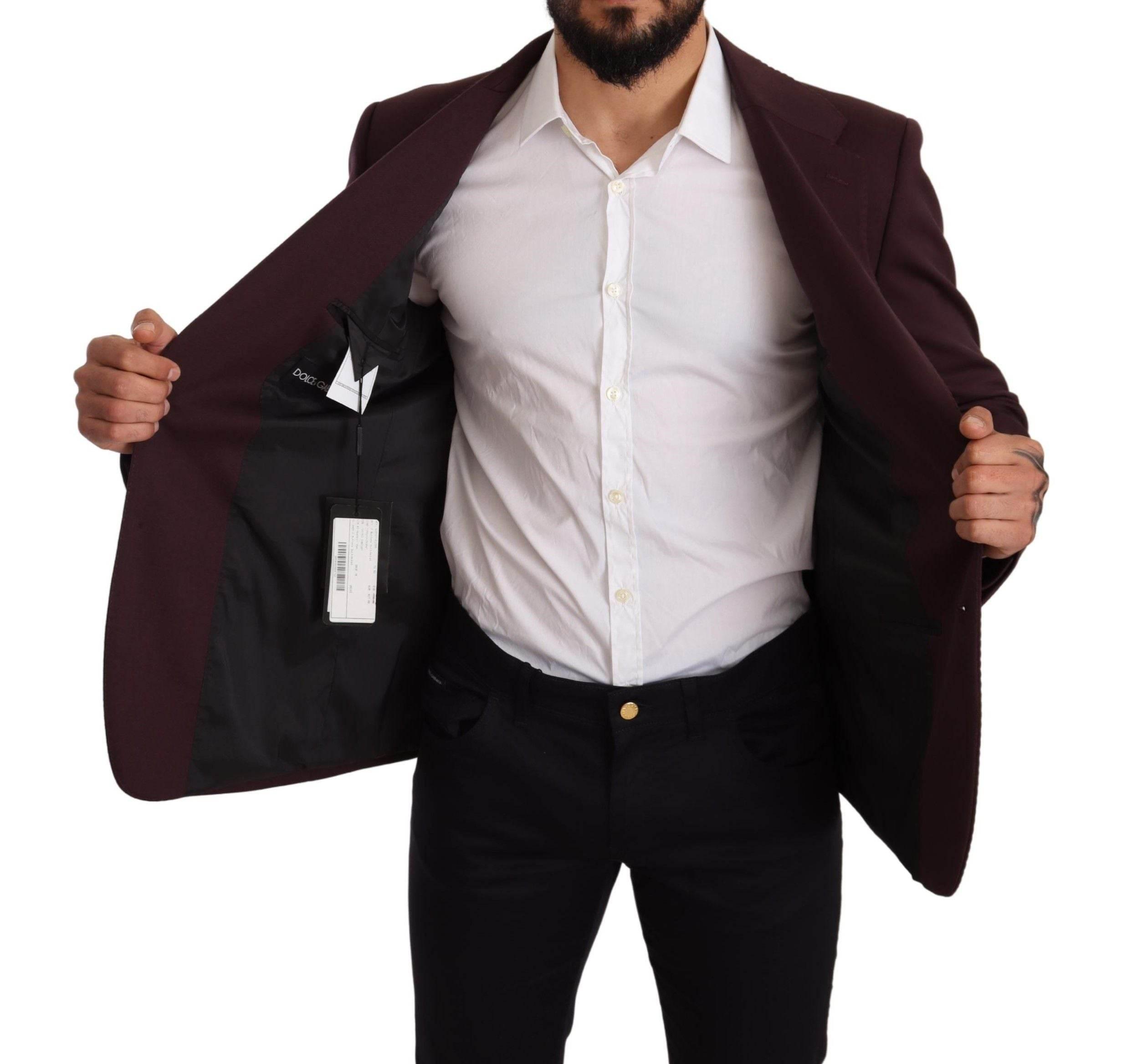Dolce & Gabbana Elegant Indigo Slim Fit Blazer for Men - Hilstor