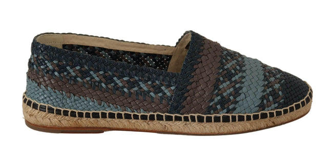 Dolce & Gabbana Elegant Woven Leather Espadrilles - Hilstor