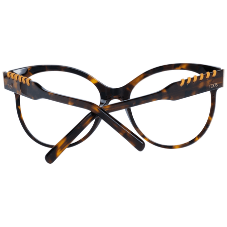 Tod's Chic Brown Round Full-Rim Women's Glasses - Hilstor