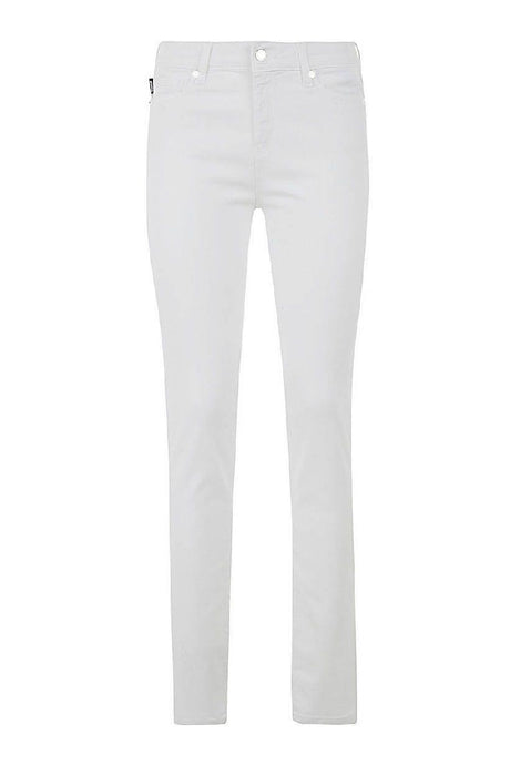 Love Moschino White Cotton Women's Jeans - Hilstor