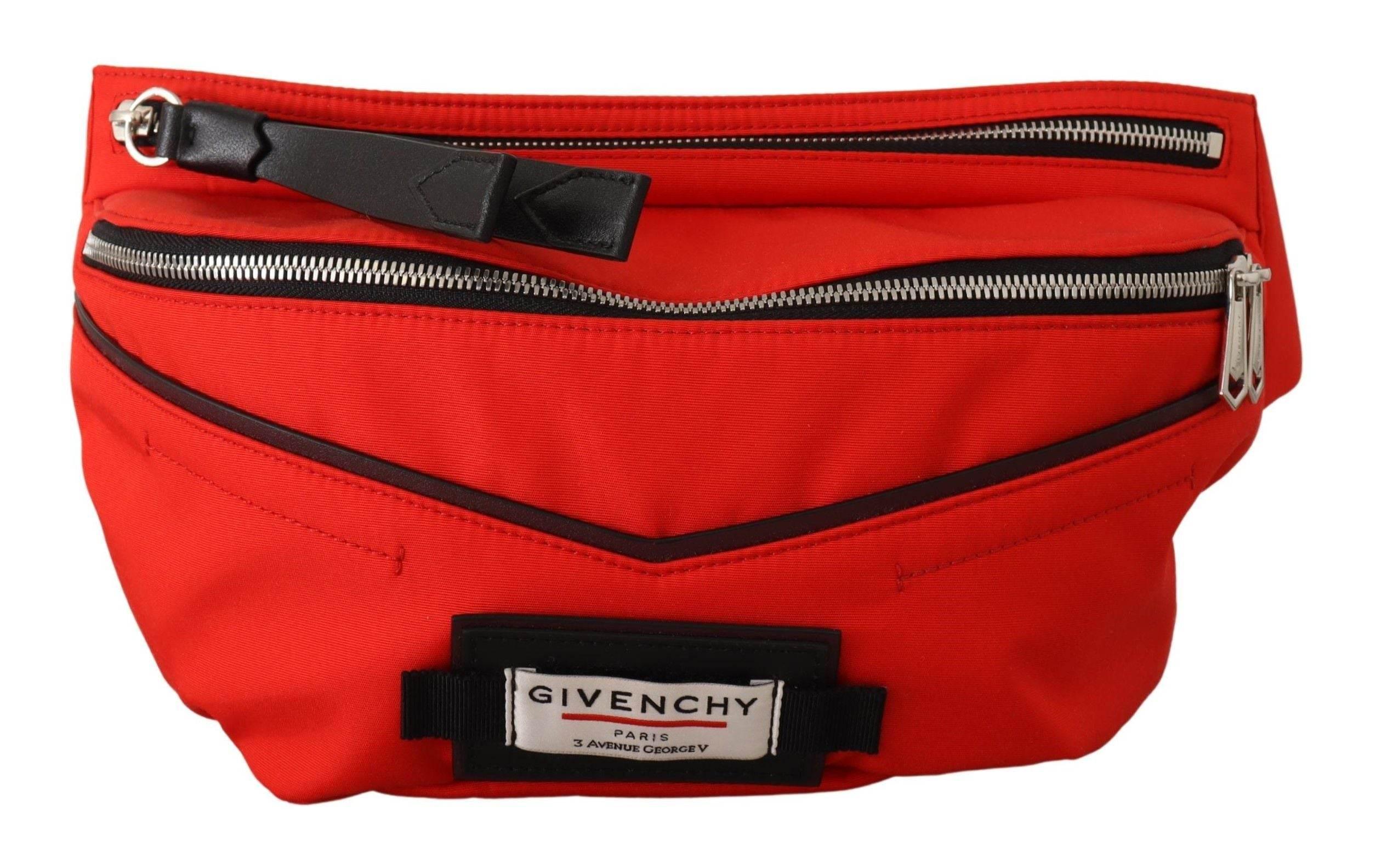 Givenchy Elegant Large Bum Belt Bag in Red and Black - Hilstor