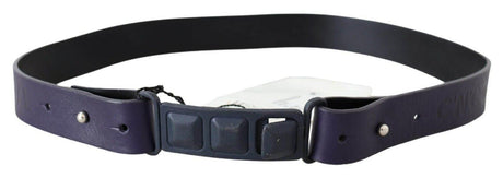 Costume National Chic Black Leather Fashion Belt - Hilstor