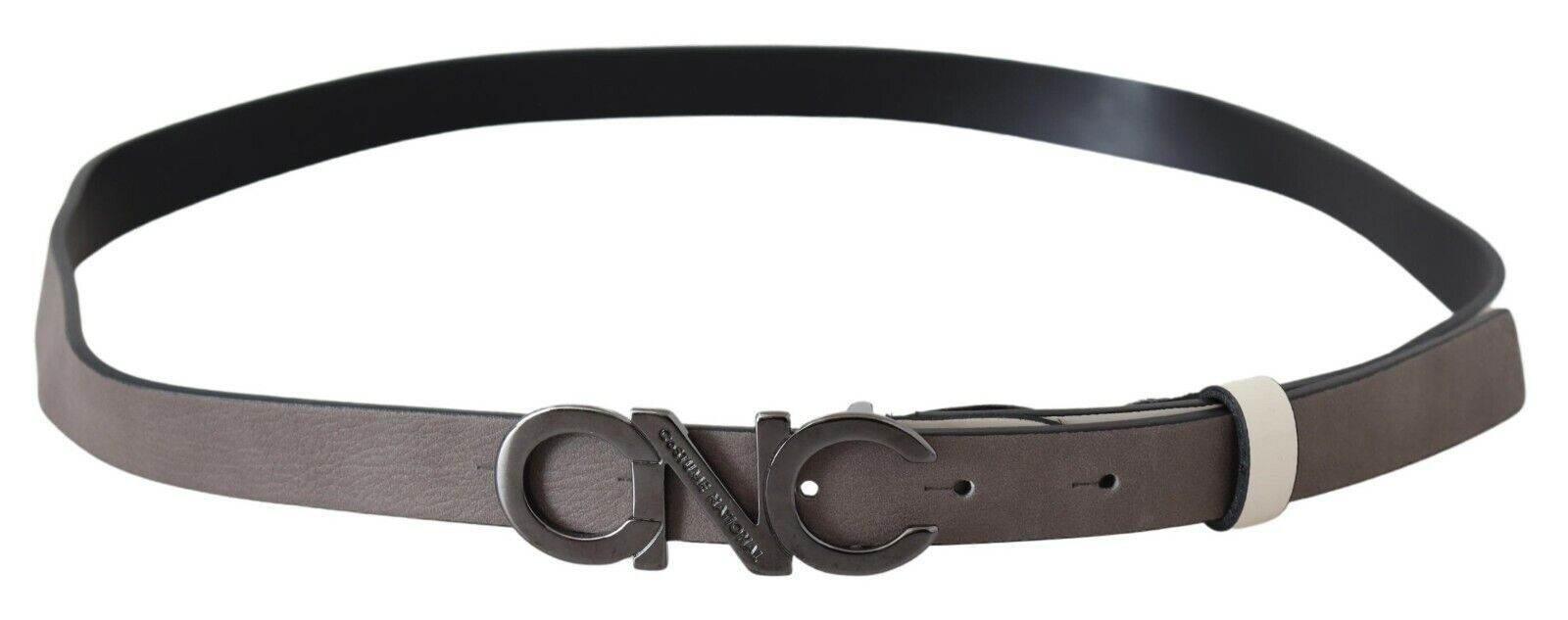 Costume National Elegant White Leather Fashion Belt - Hilstor