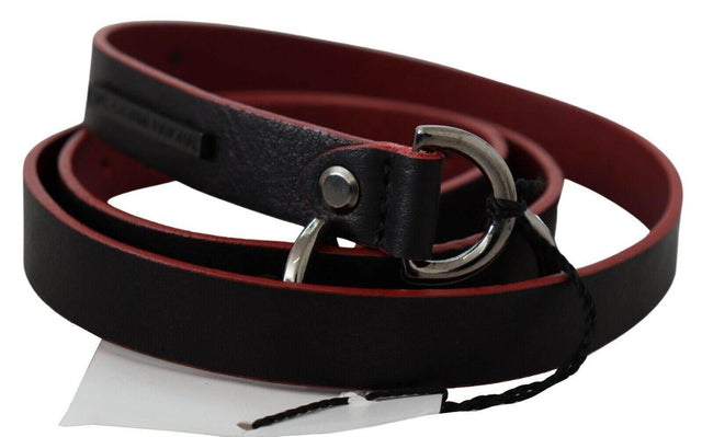 Costume National Elegant Dual-Tone Leather Belt - Hilstor