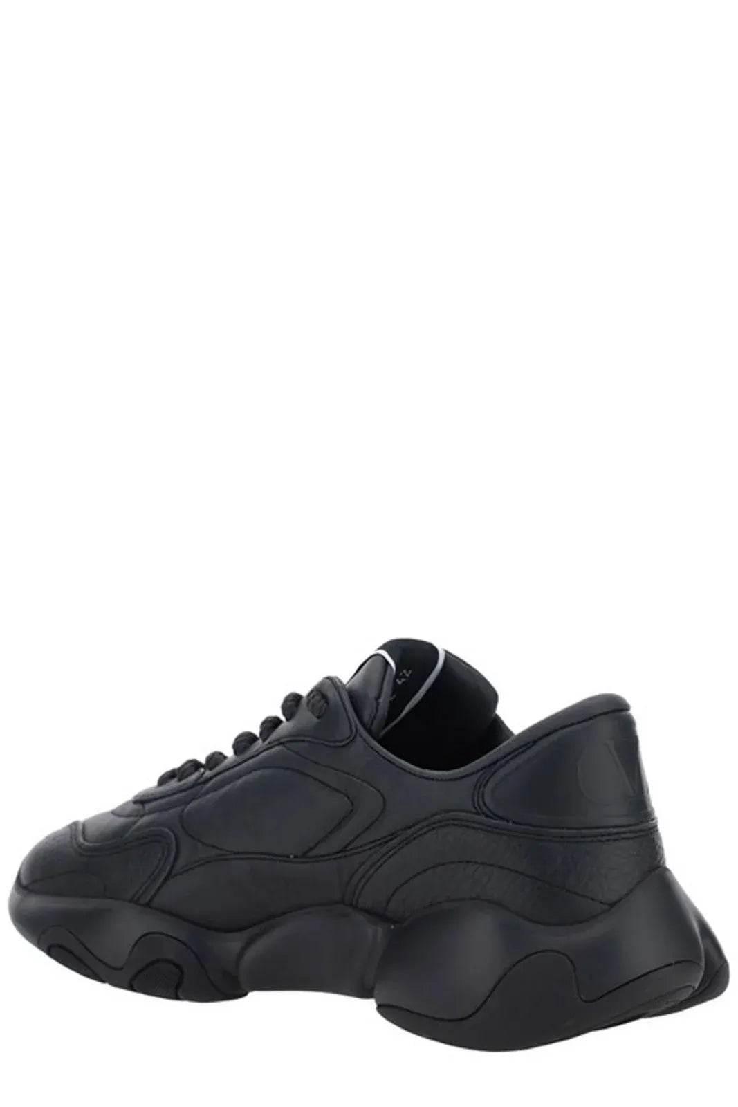 Valentino Elevated Elegance Low-Top Leather Sneakers - Hilstor