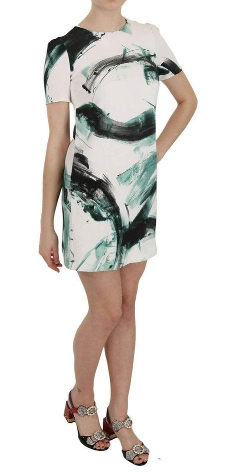 Dolce & Gabbana Elegant Black Shift Mini Dress - Hilstor
