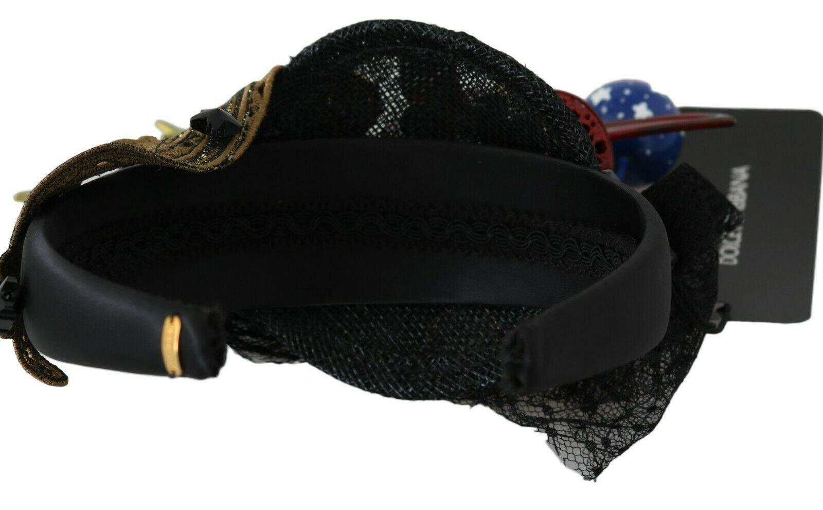 Dolce & Gabbana Starry Night Jewel-Tone Headband Diadem - Hilstor