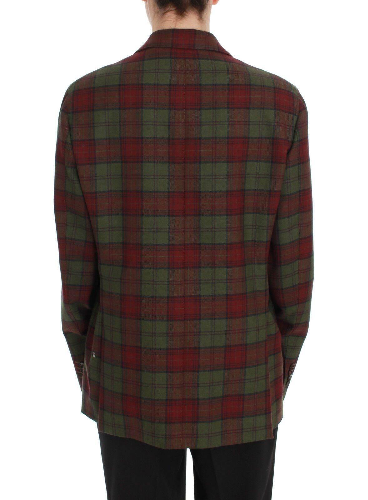 BENCIVENGA Green Wool Double Breasted Bordeaux - Hilstor