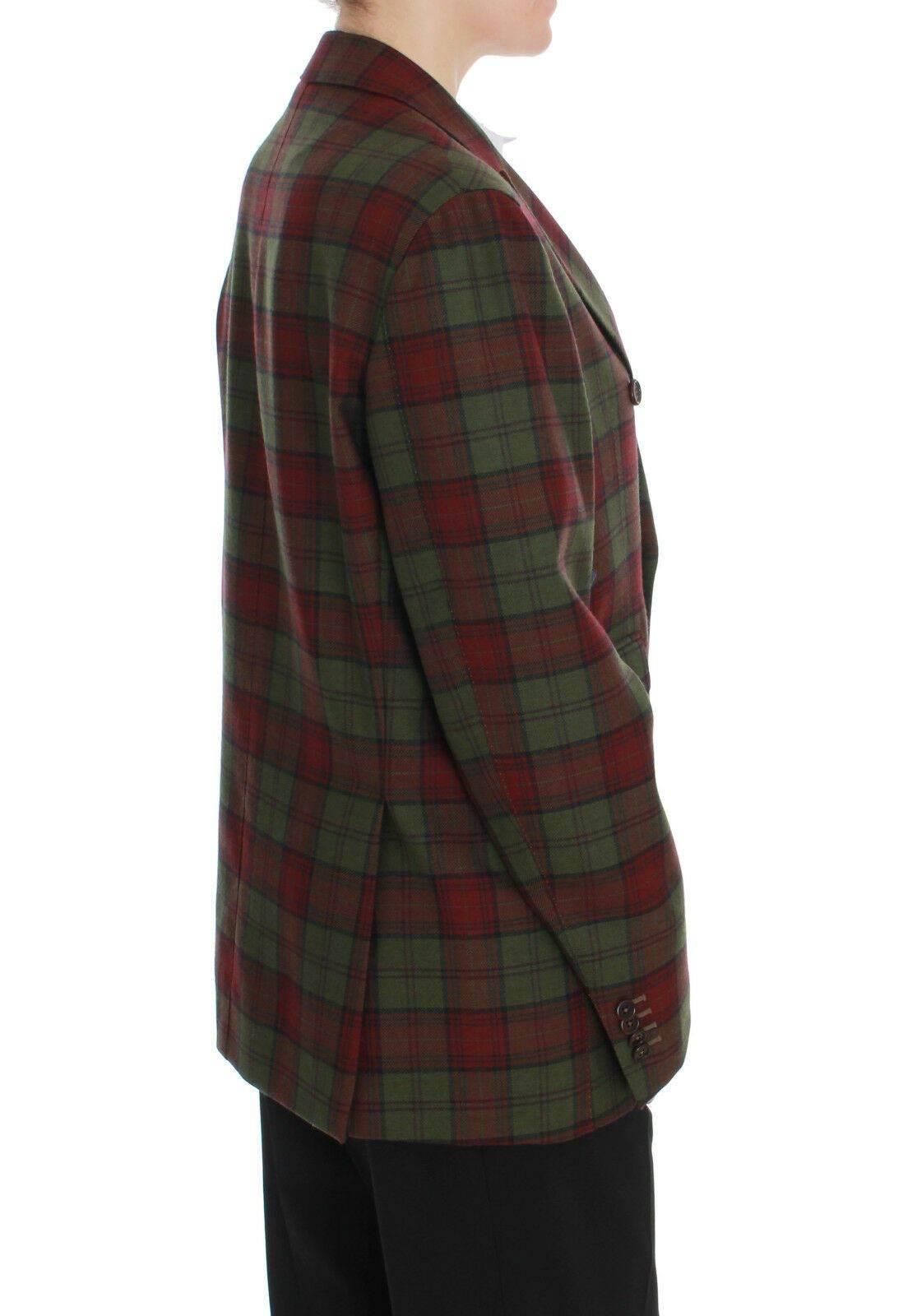 BENCIVENGA Green Wool Double Breasted Bordeaux - Hilstor