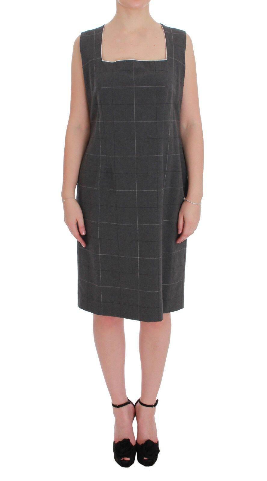 BENCIVENGA Elegant Checkered Cotton-Blend Suit Set - Hilstor