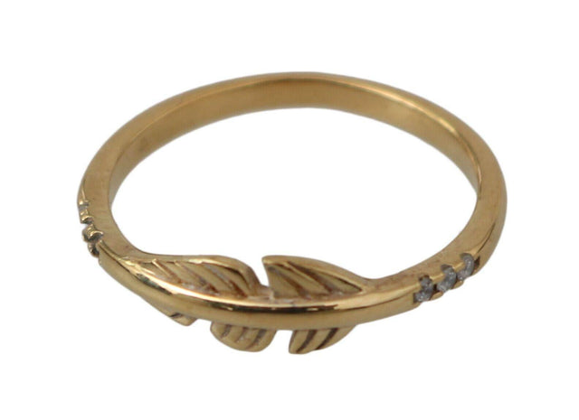 Nialaya Elegant Gold CZ Crystal Women's Ring - Hilstor