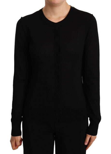Dolce & Gabbana Black Crewneck Pullover STAFF Sweater Wool - Hilstor